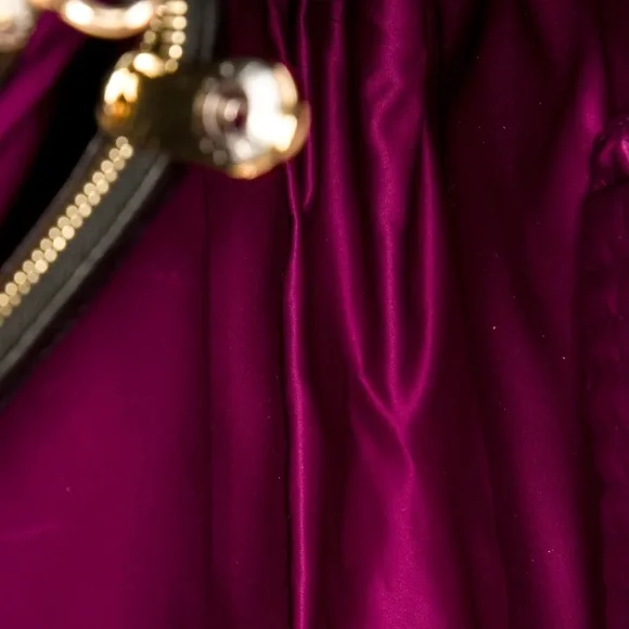 Lambskin Quilted Leather Rare No 7 New York Dog Walk Zip Chain Shoulder Bag - Picture 2 of 6